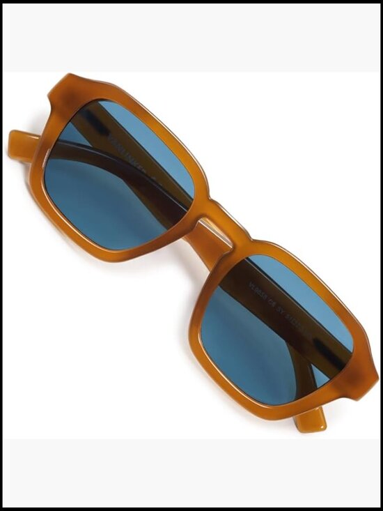 Polarized Square Sunglasses with Plastic Frame for Driving and Travel main image 3